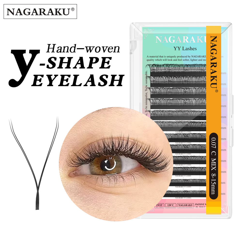 Eyelash Extension Human Hair - NAGARAKU YY Şekli El Dokuma Premium